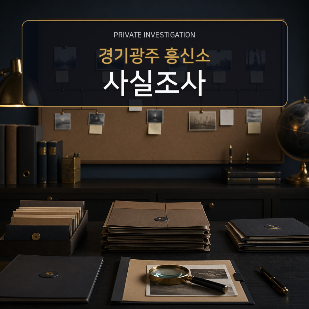 경기광주 사실관계 조사 전문 흥신소
