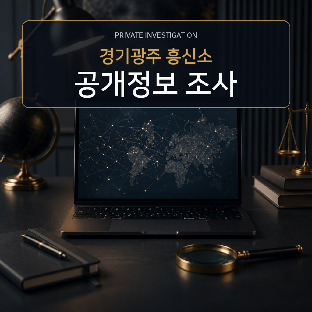 경기광주 디지털 공개정보 조사 전문 흥신소
